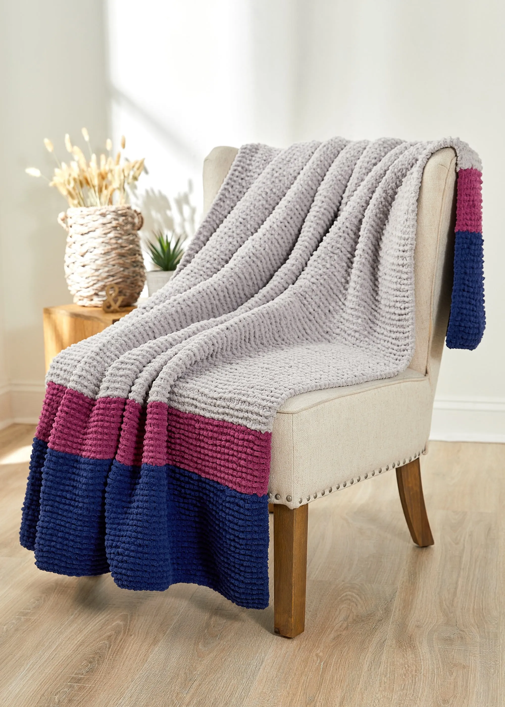 Garter Striped Blanket