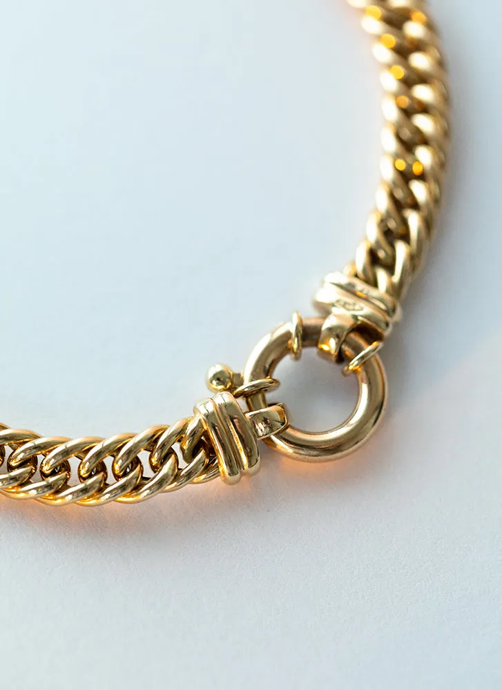 Gourmet 5.8mm bracelet 14k gold