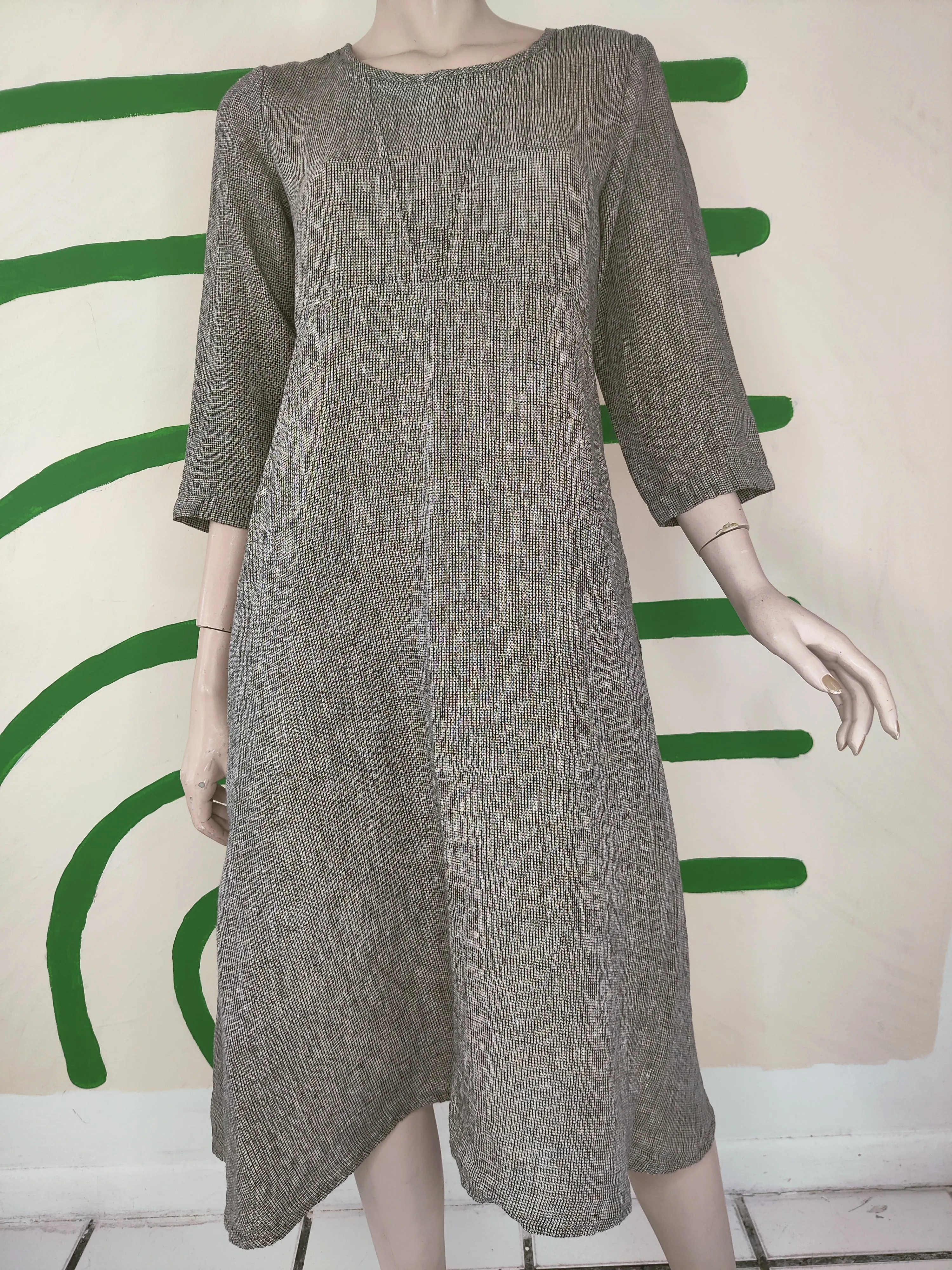 Grid Dashing Dress