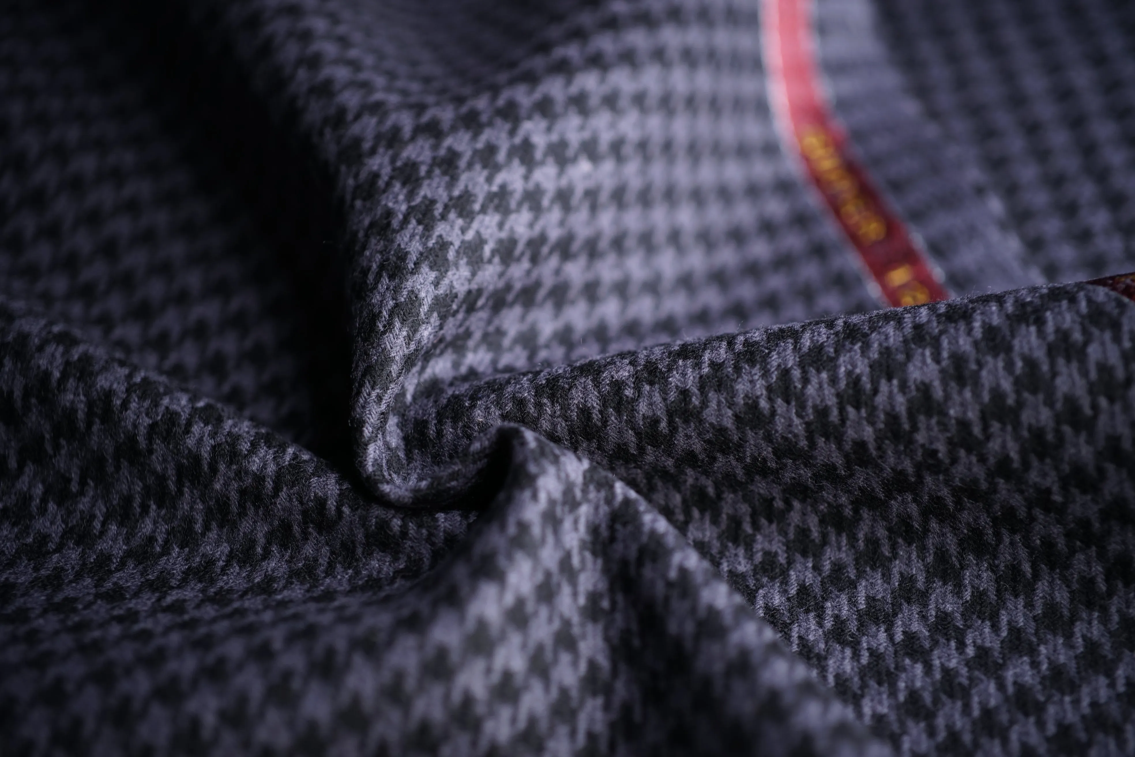 Gun Metal & Black Houndstooth