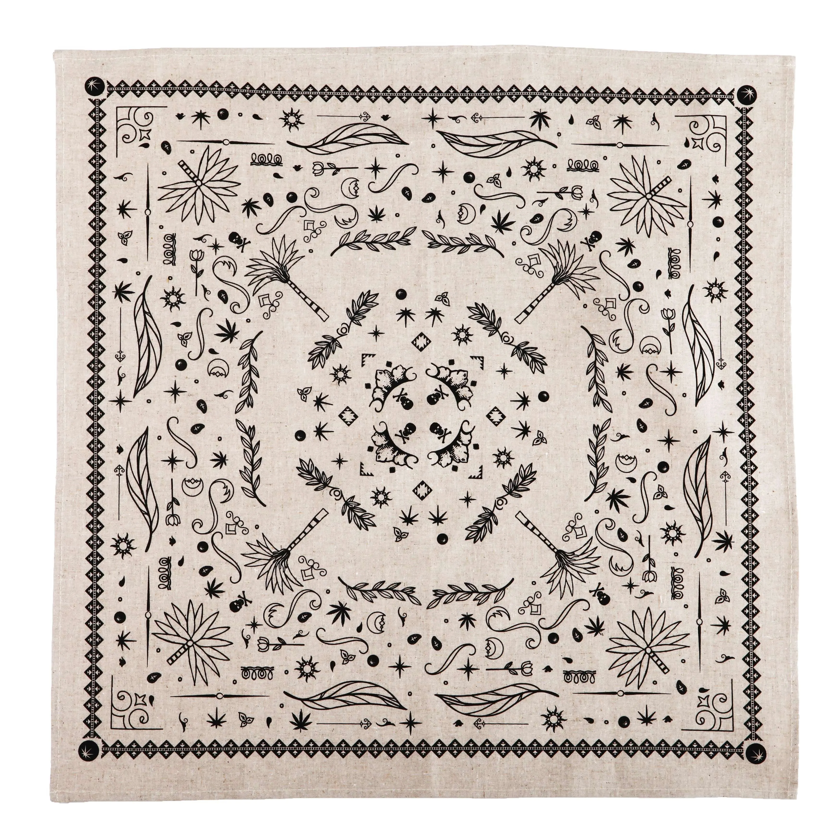 HEMP BANDANA "SPIRIT LEAF"