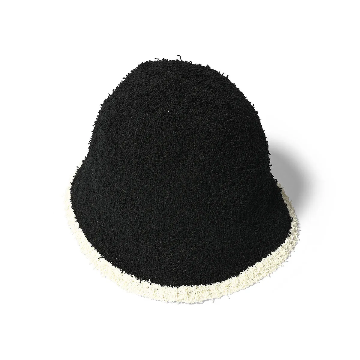 HOMEGAME - BOUCLE KNIT HAT BLACK【HG241406】