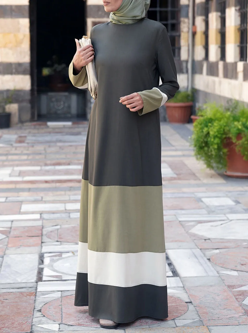 Inari Striped Abaya