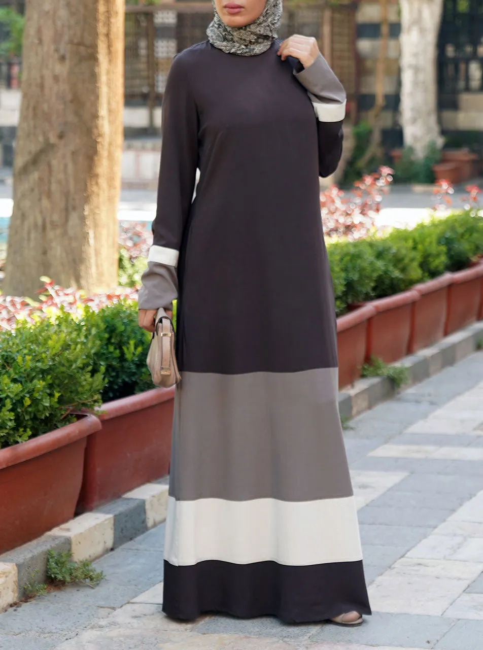 Inari Striped Abaya