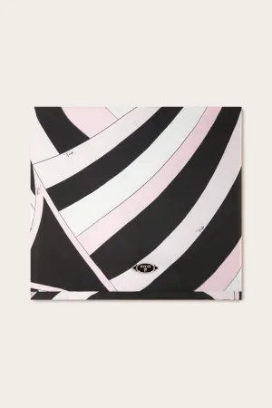 Iride-Print Silk-Twill Snood