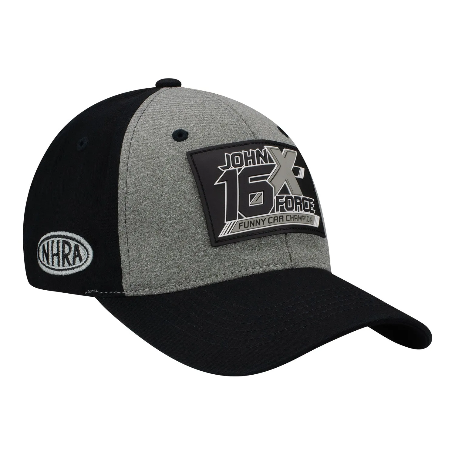 John Force Rubber Patch Flex Fit Hat