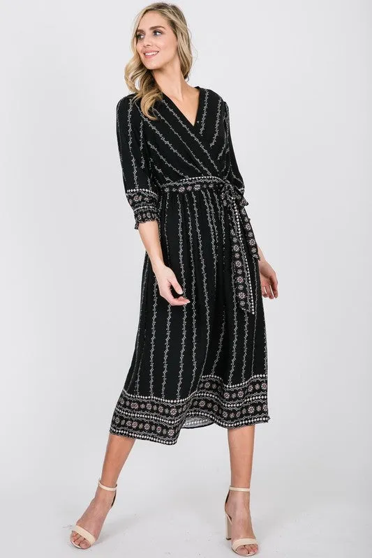 Jubilee Striped Midi Dress