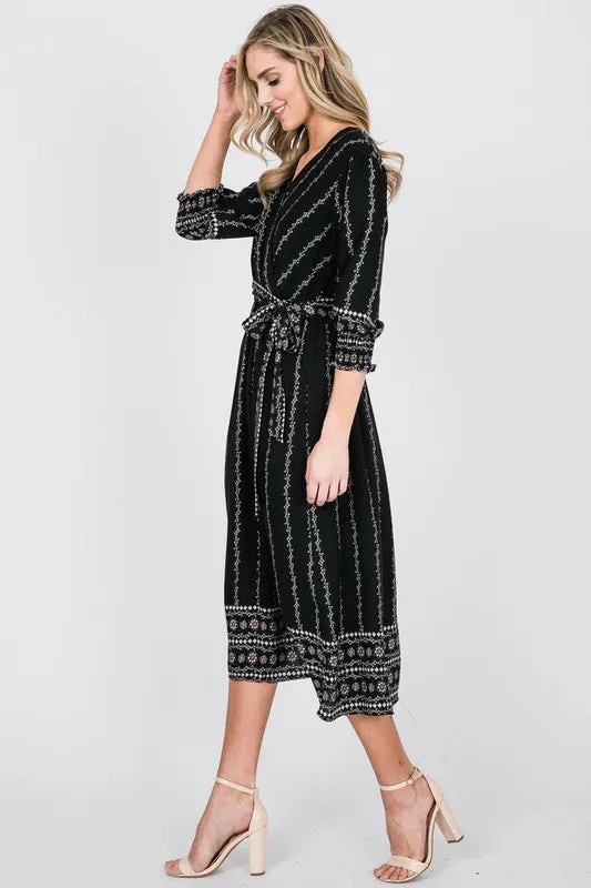 Jubilee Striped Midi Dress