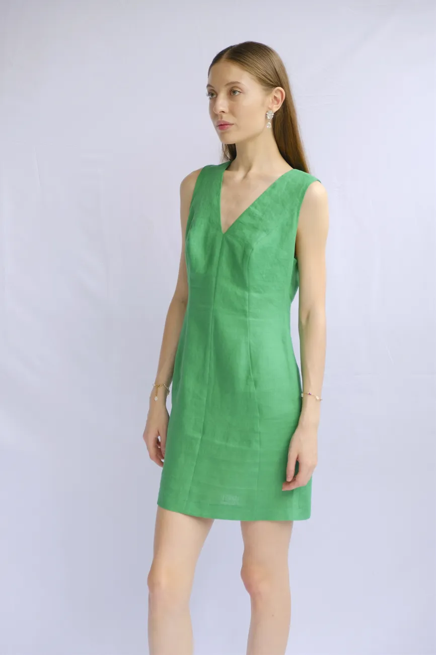 Julie 100% Linen Dress