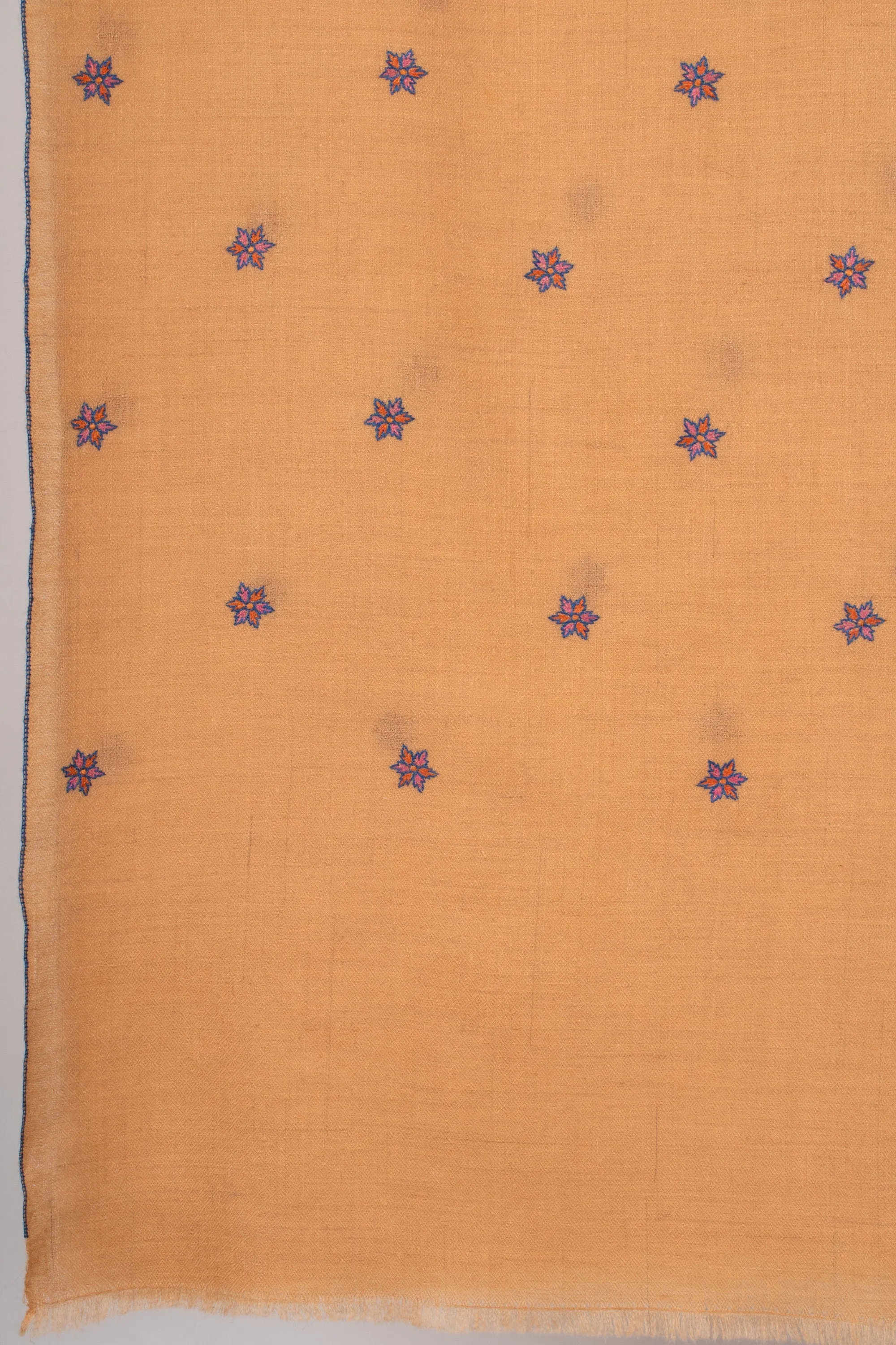 Kashmir Pashmina Star Collection 1 of 5, Hand Embroidered Shawl, Cashmere Wrap, Handwoven, 40x80"