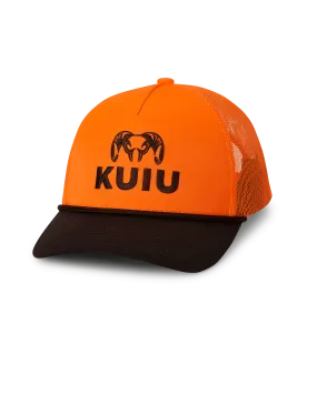 KUIU Upland Logo Hat | Blaze Orange/Brown