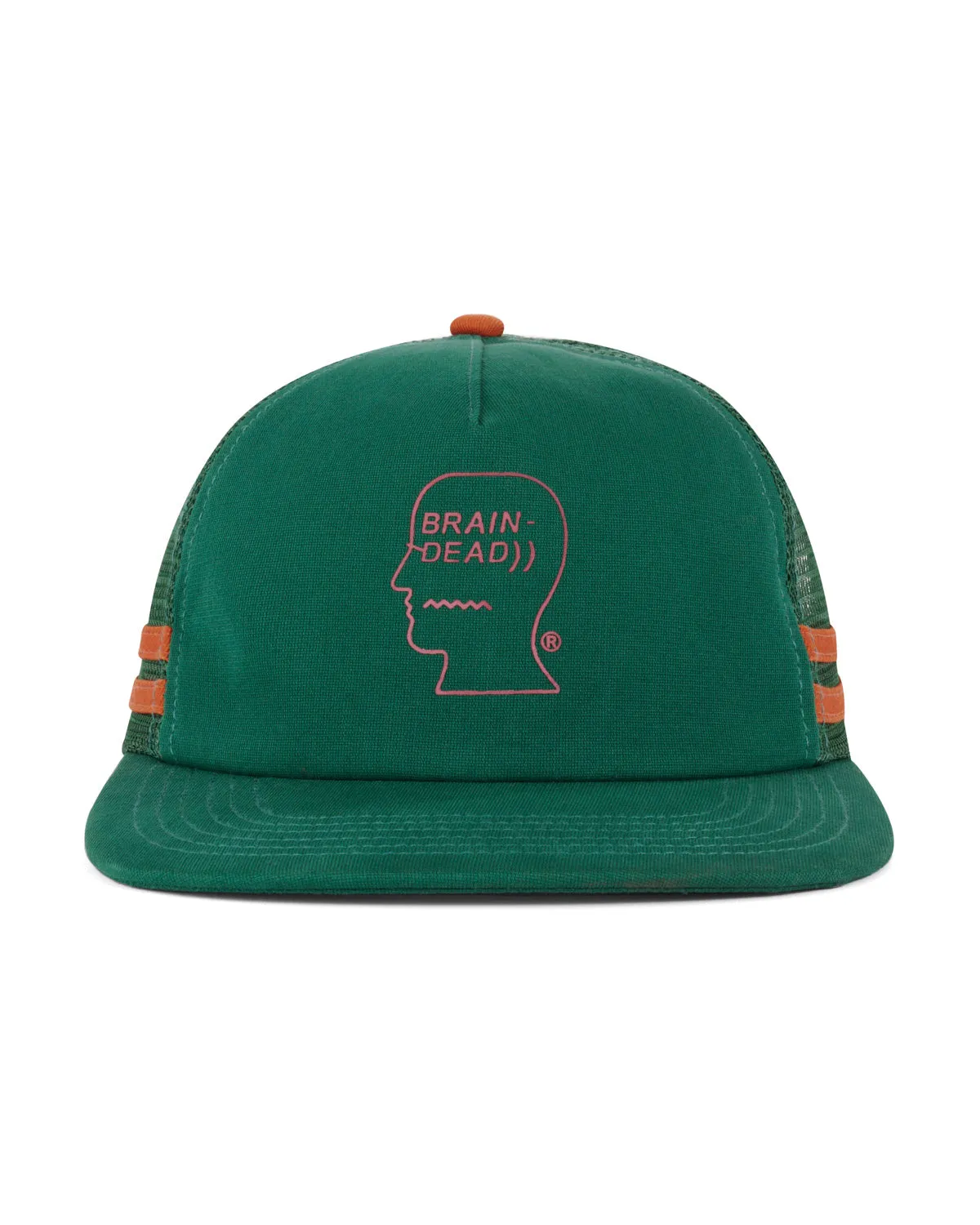 Logohead 5 Panel Trucker Cap - Mallard