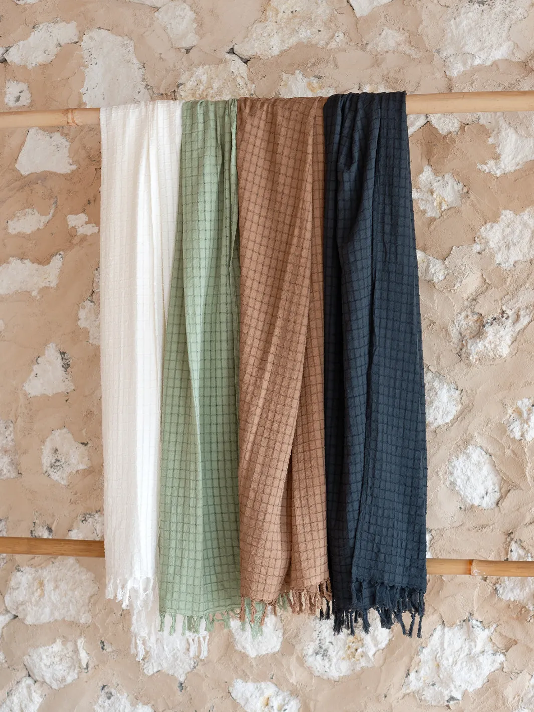 Lugano Cotton Scarf Moss