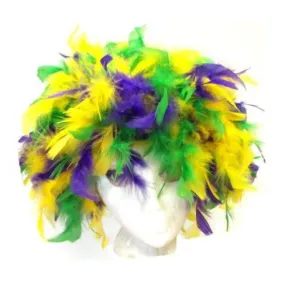 Mardi Gras Feather Boa Hat