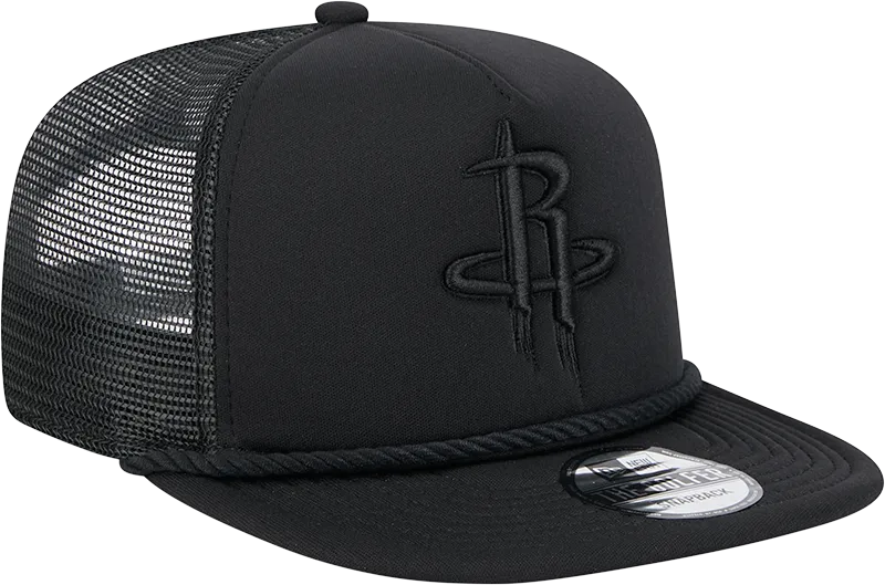 Men's Houston Rockets New Era The Golfer Adjustable Cap