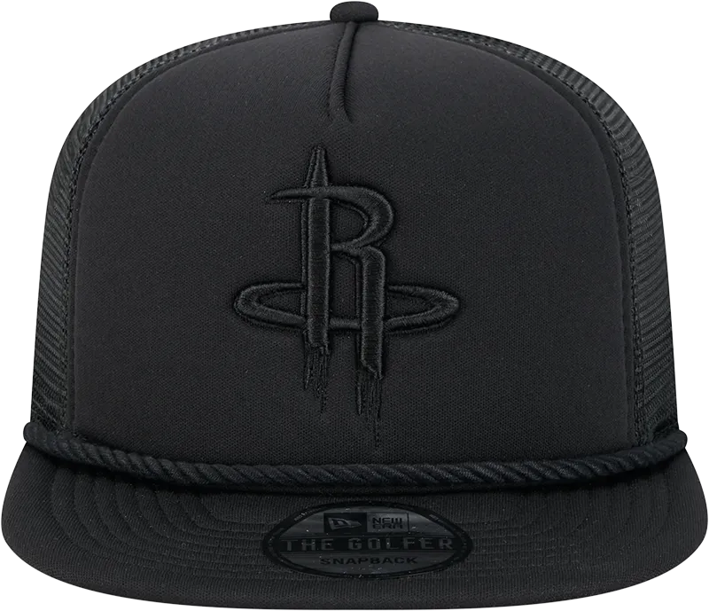 Men's Houston Rockets New Era The Golfer Adjustable Cap