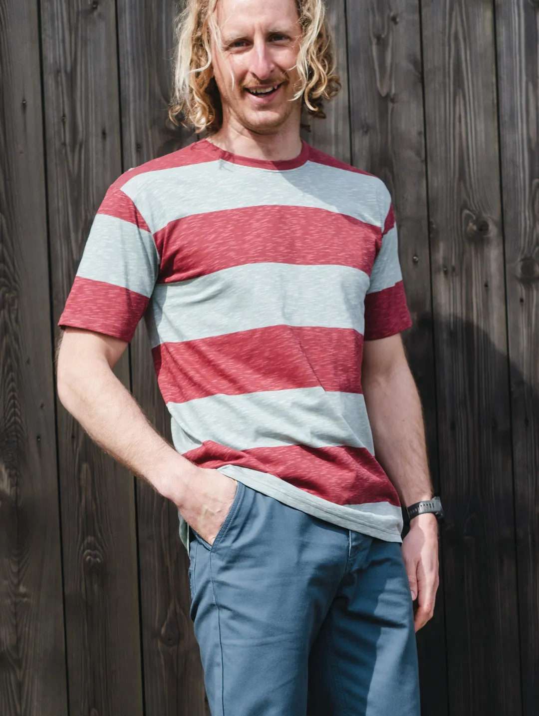 Men's Organic Striped Tee