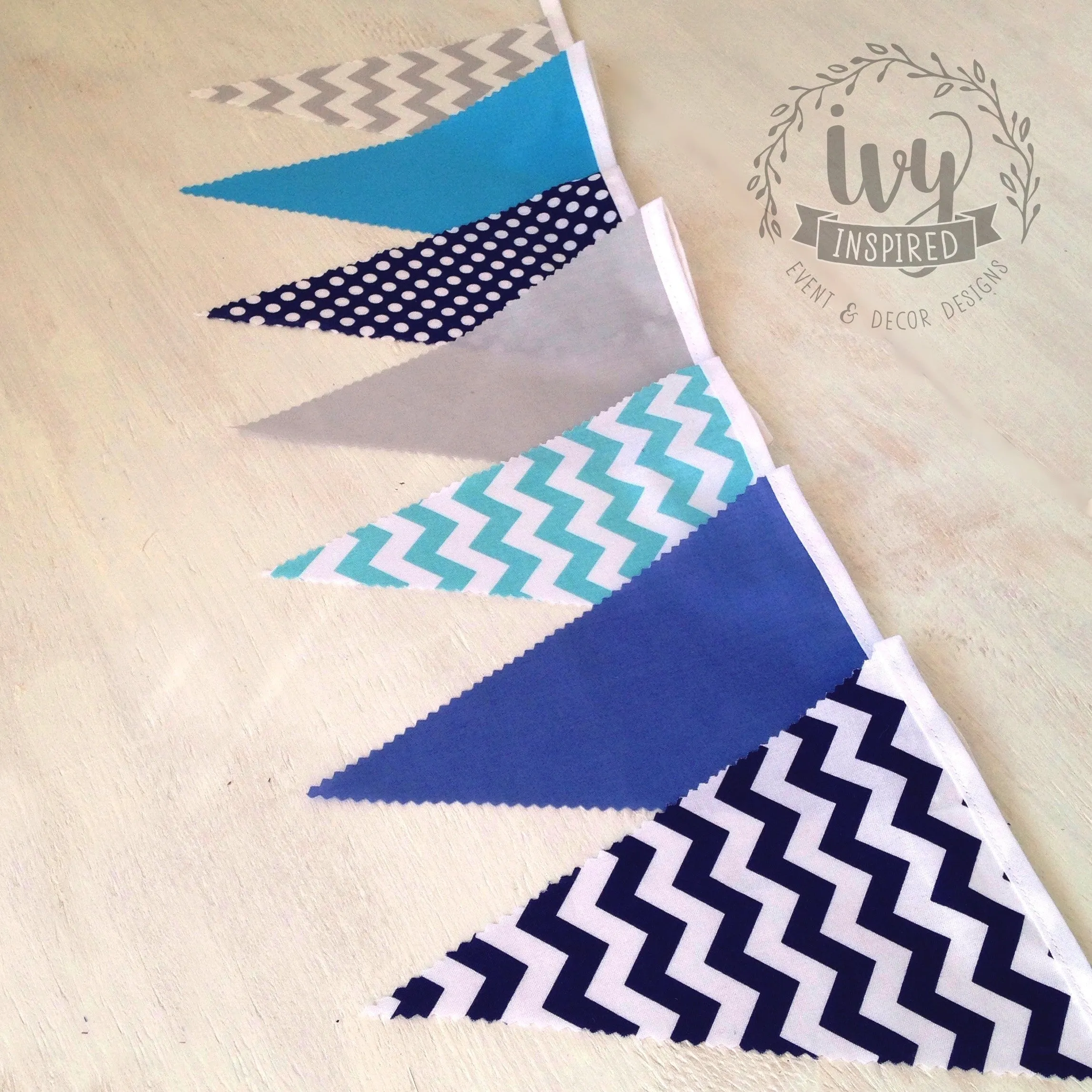 Navy Chevron Flag