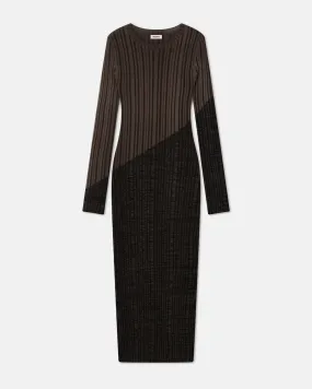 NW24RSDR02198 Maeron ribbed dress