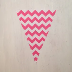 Pink Chevron Flag