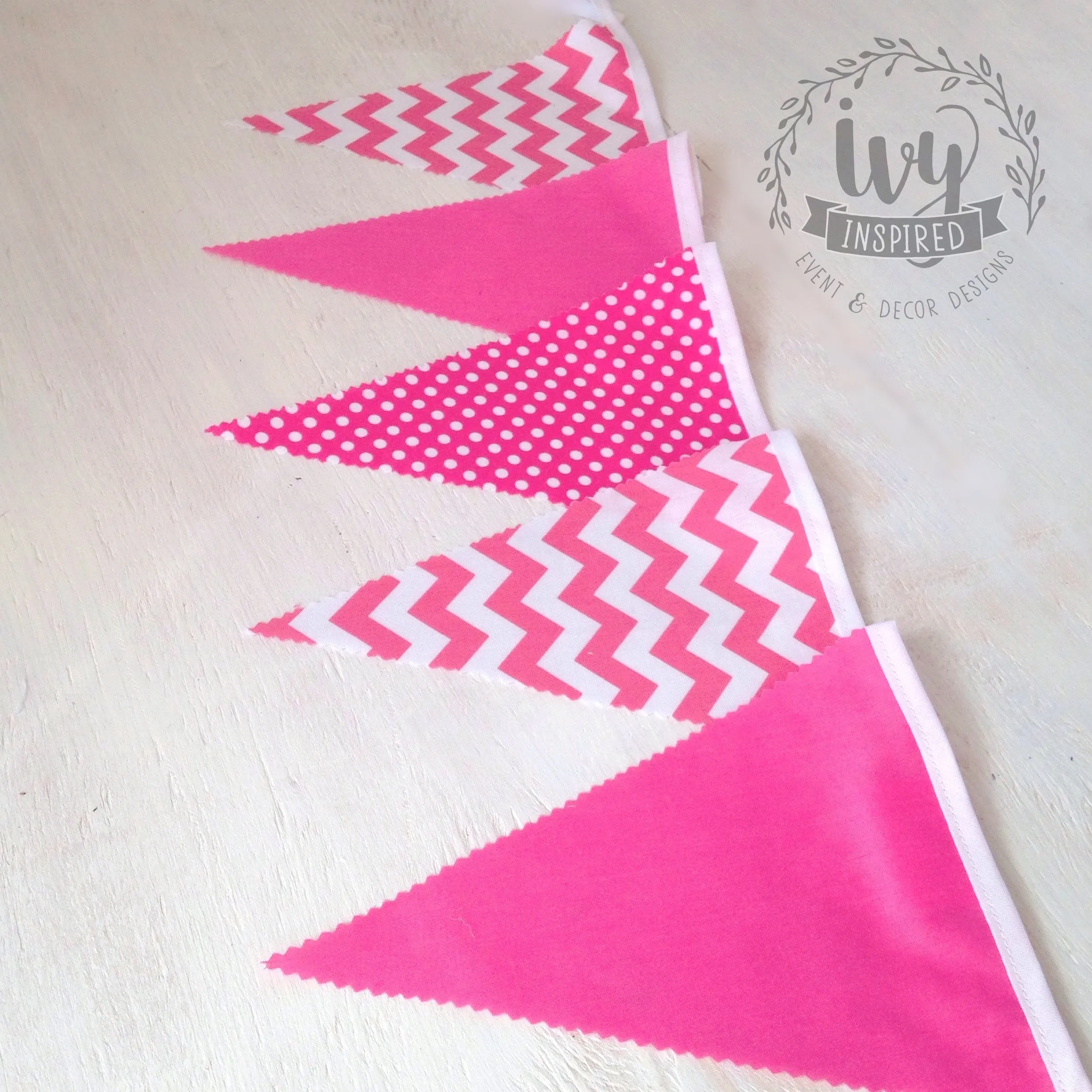 Pink Chevron Flag