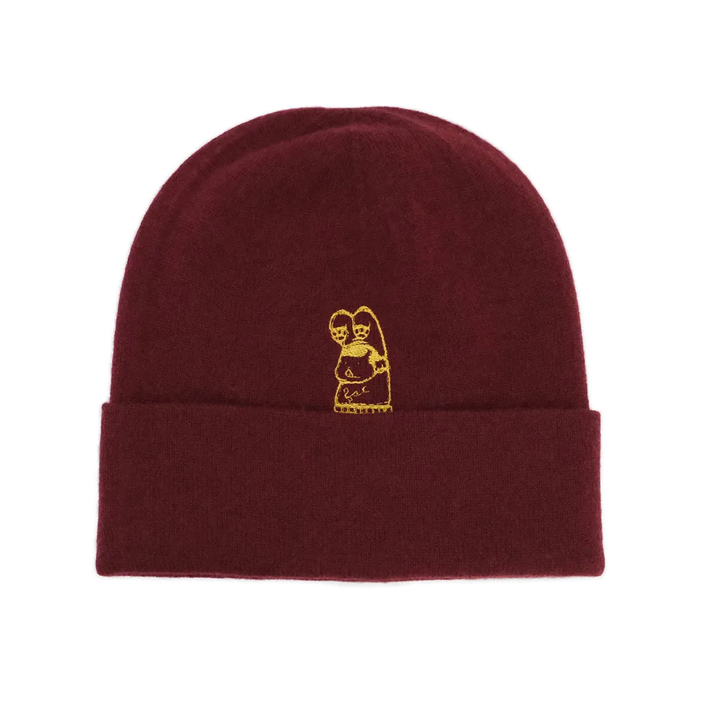 "FCW JOHNSTONS OF ELGIN -   ""FAT JAI"" EMBROIDERY BEANIE"