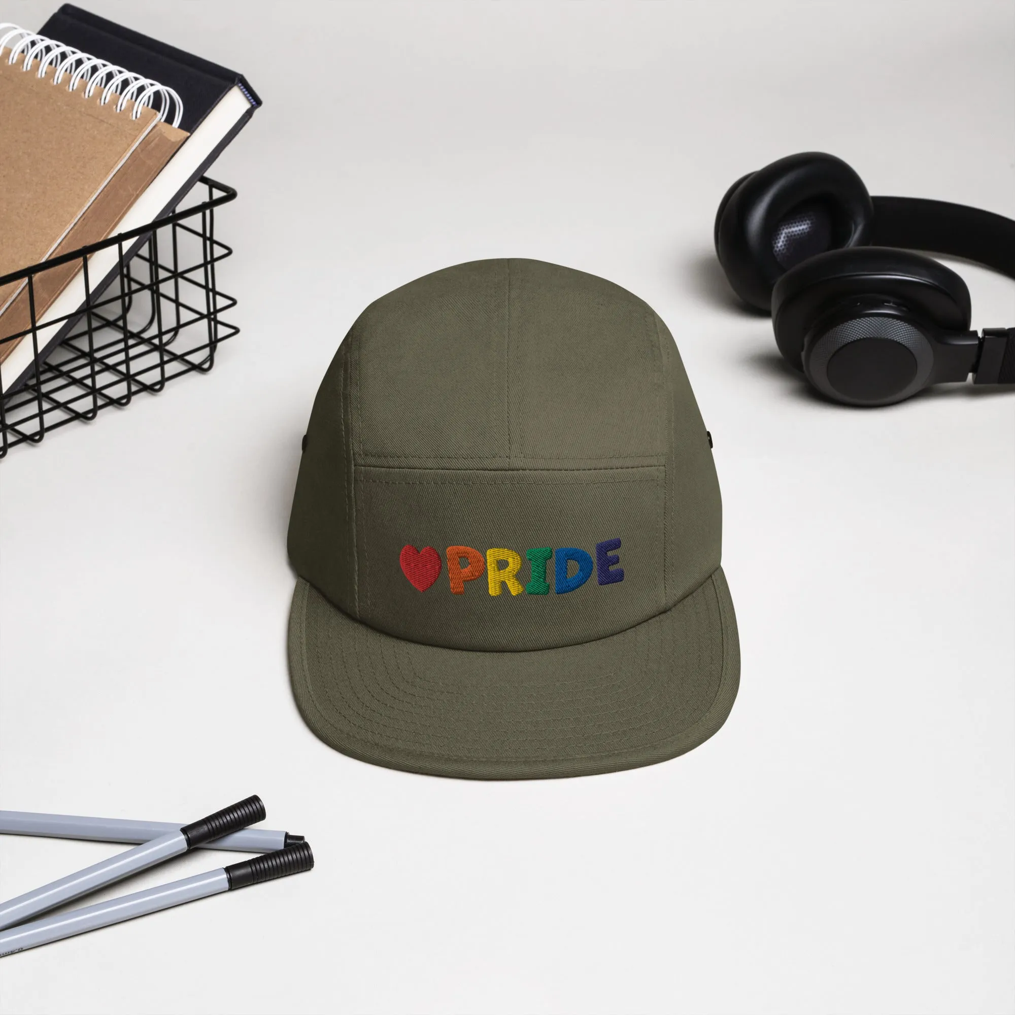 Rainbow Pride Five Panel Cap