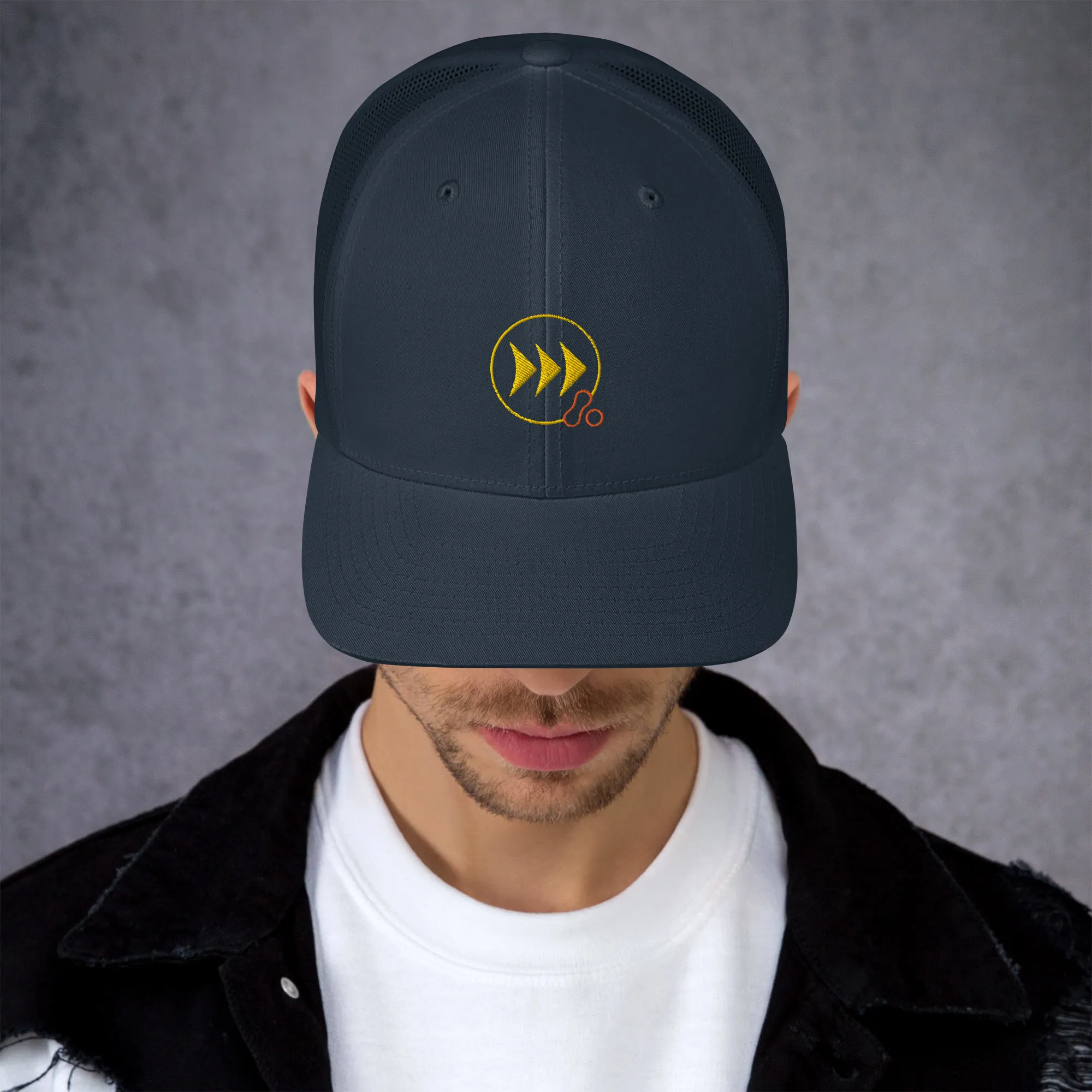 Rozdoum - Embroidered Trucker Cap (Glyph)