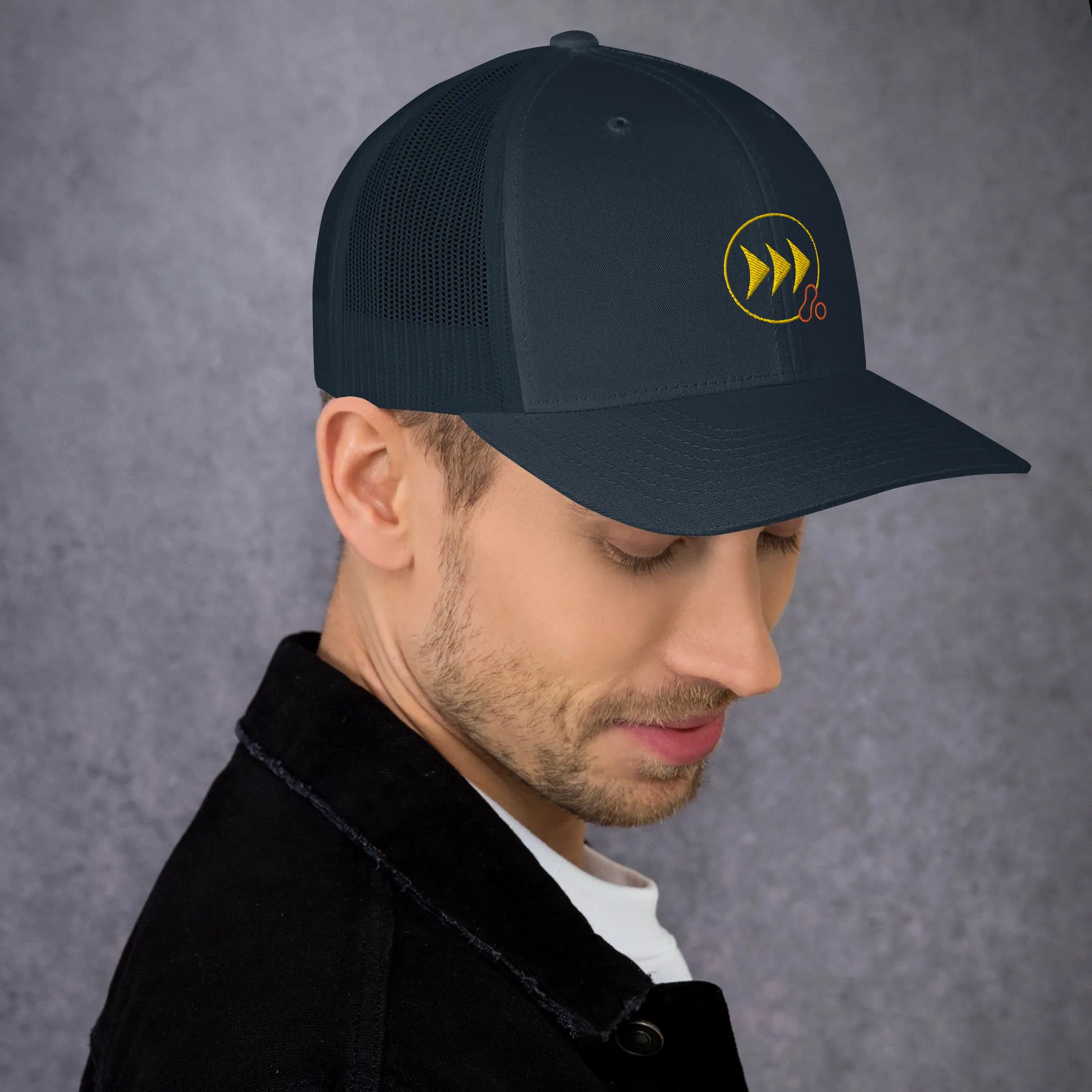 Rozdoum - Embroidered Trucker Cap (Glyph)