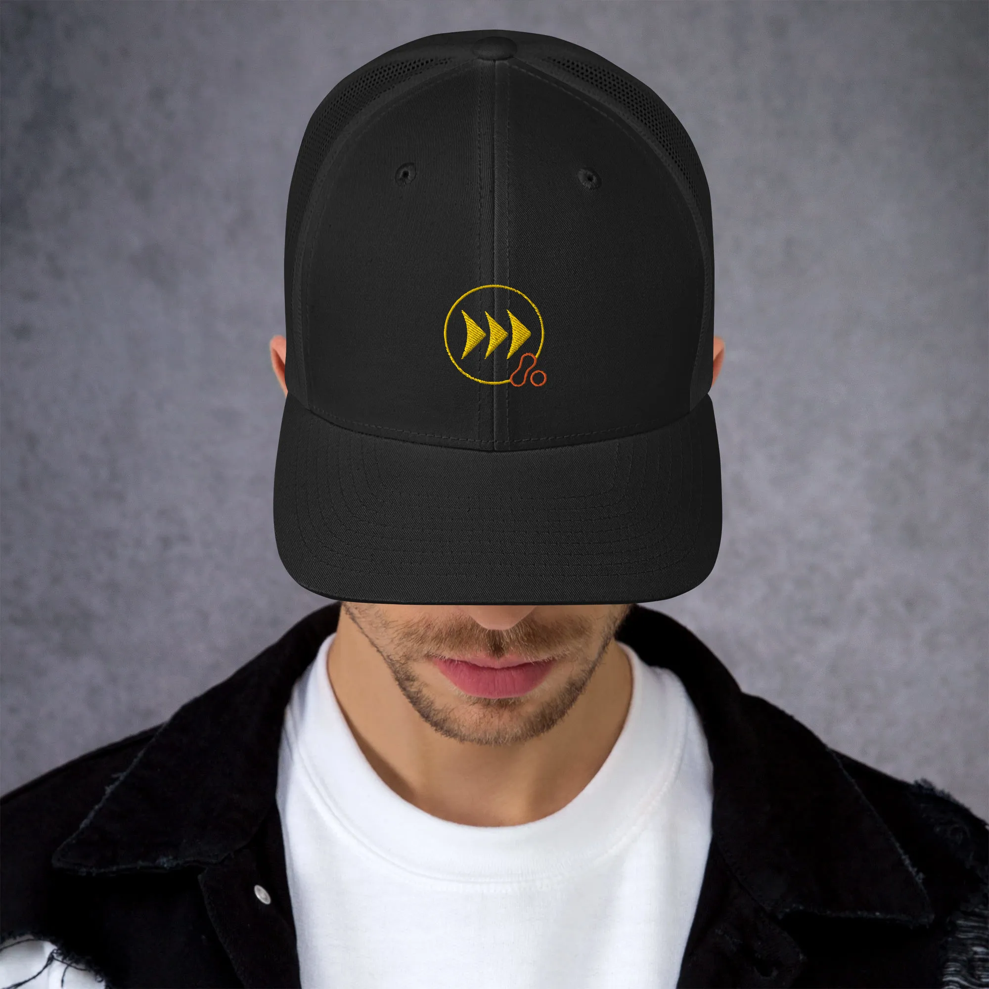 Rozdoum - Embroidered Trucker Cap (Glyph)