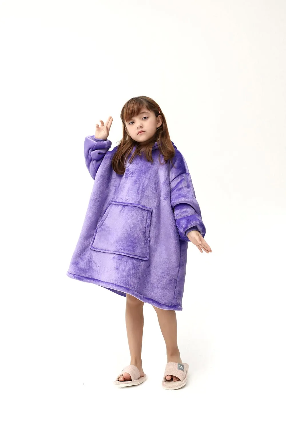 Snuggly™ Oversized Kids Blanket Hoodie