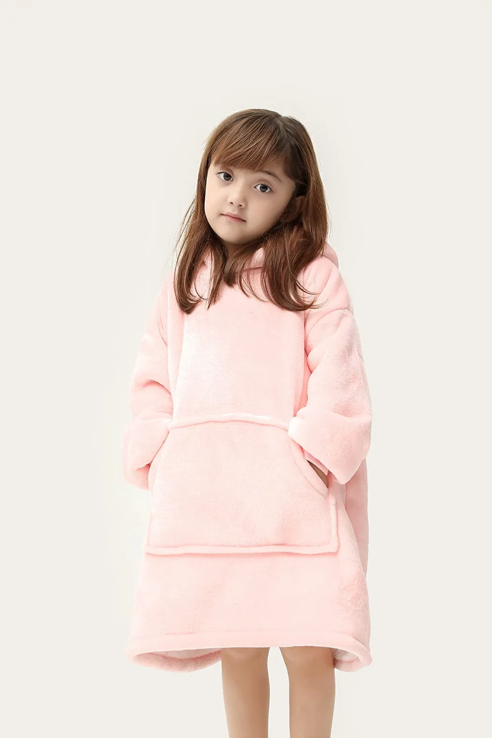 Snuggly™ Oversized Kids Blanket Hoodie