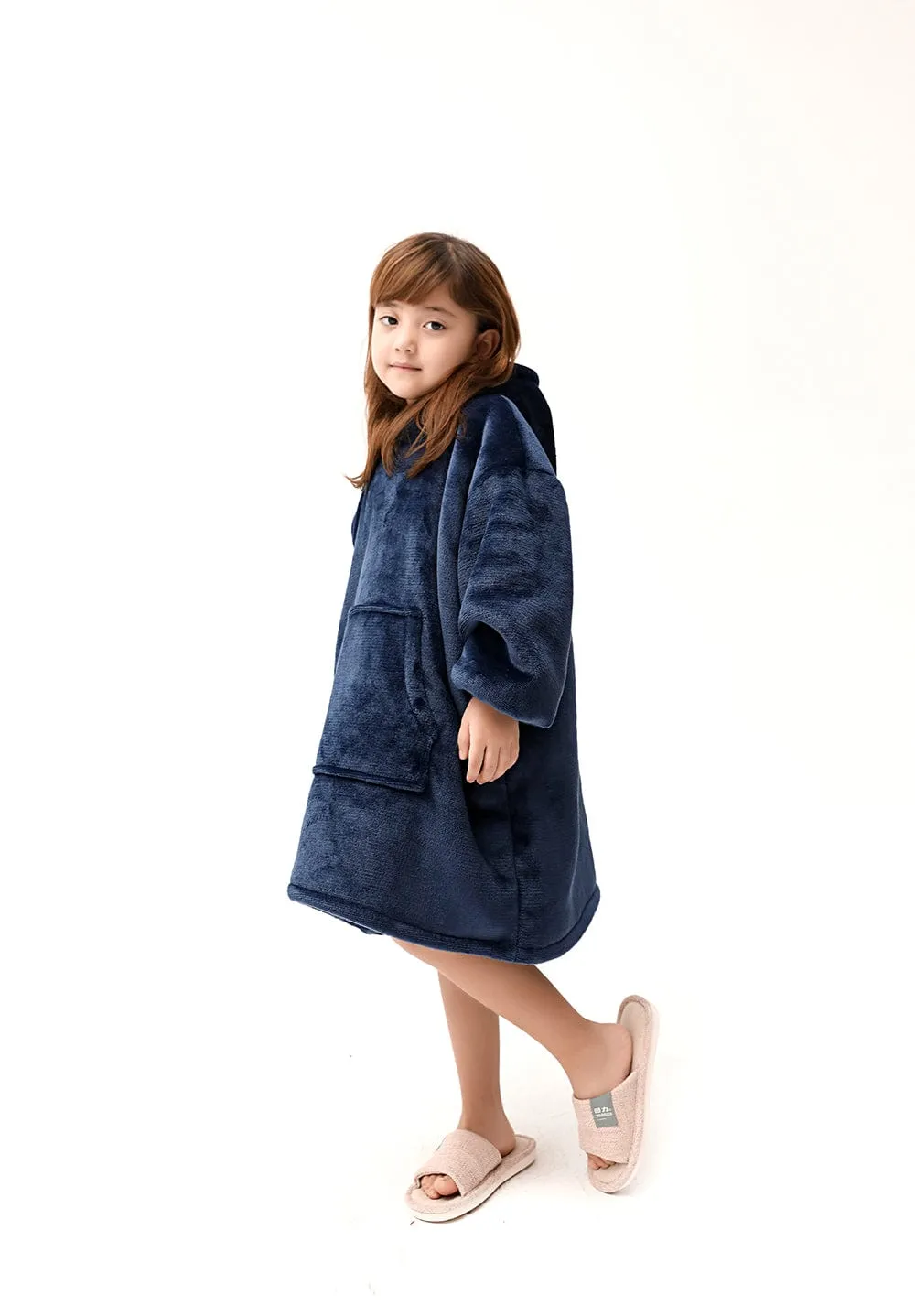 Snuggly™ Oversized Kids Blanket Hoodie