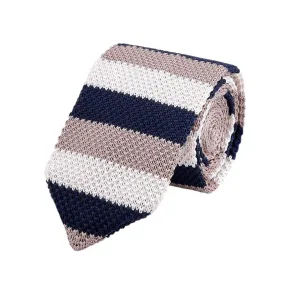 Striped Knitted Tie