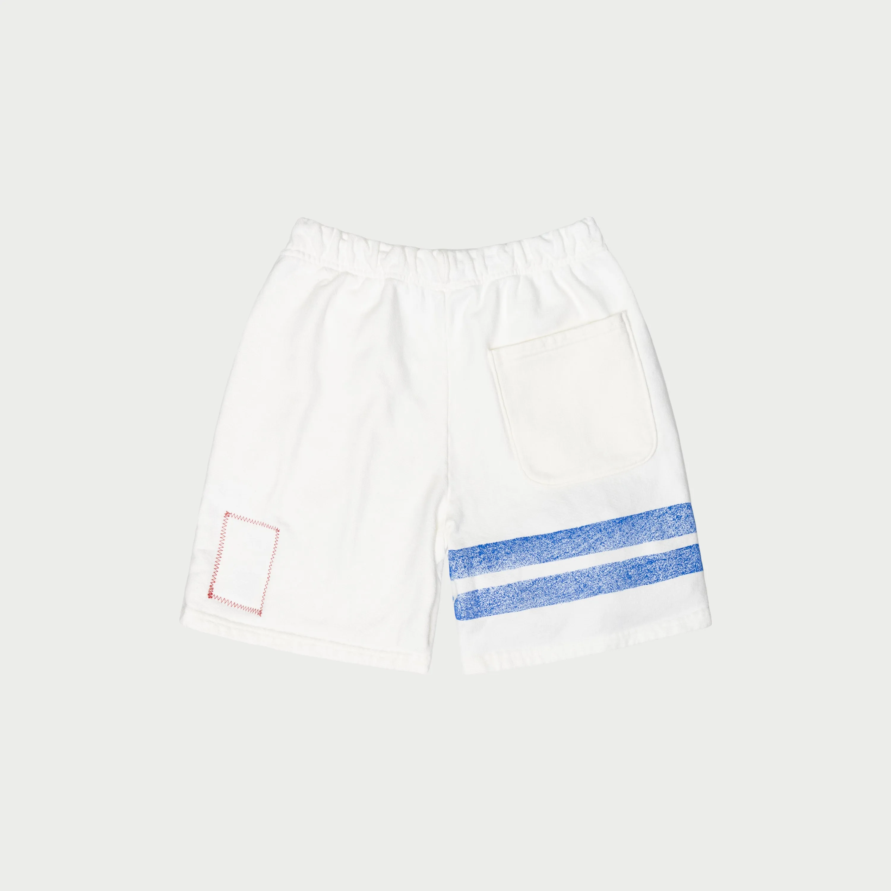 Striped Sweatshorts (Vintage White)