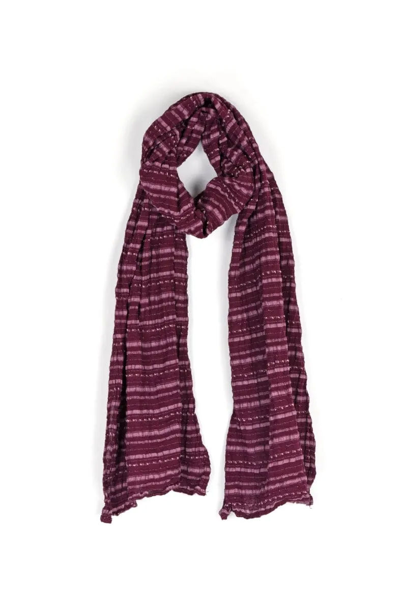 Thai Cotton Striped Scarf - 3 Colors!