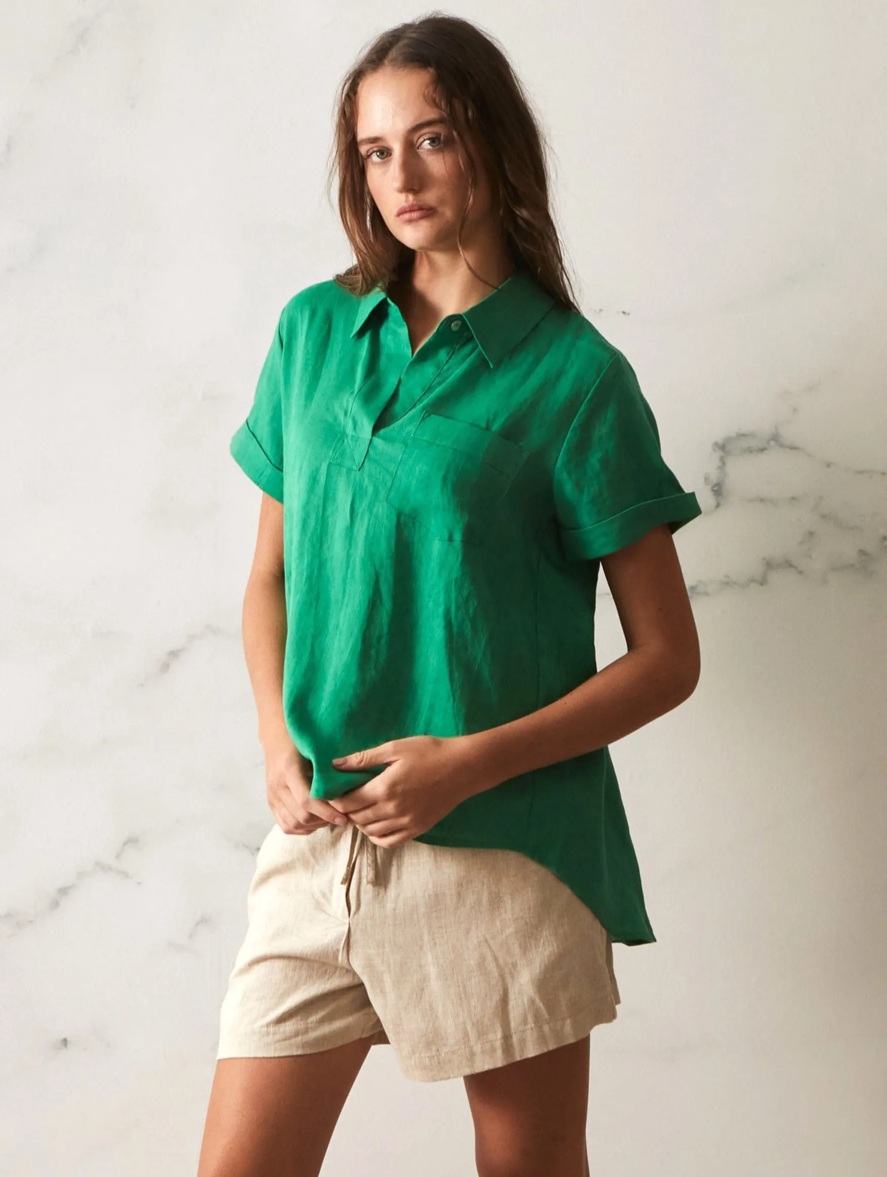 Tia Shirt - Green