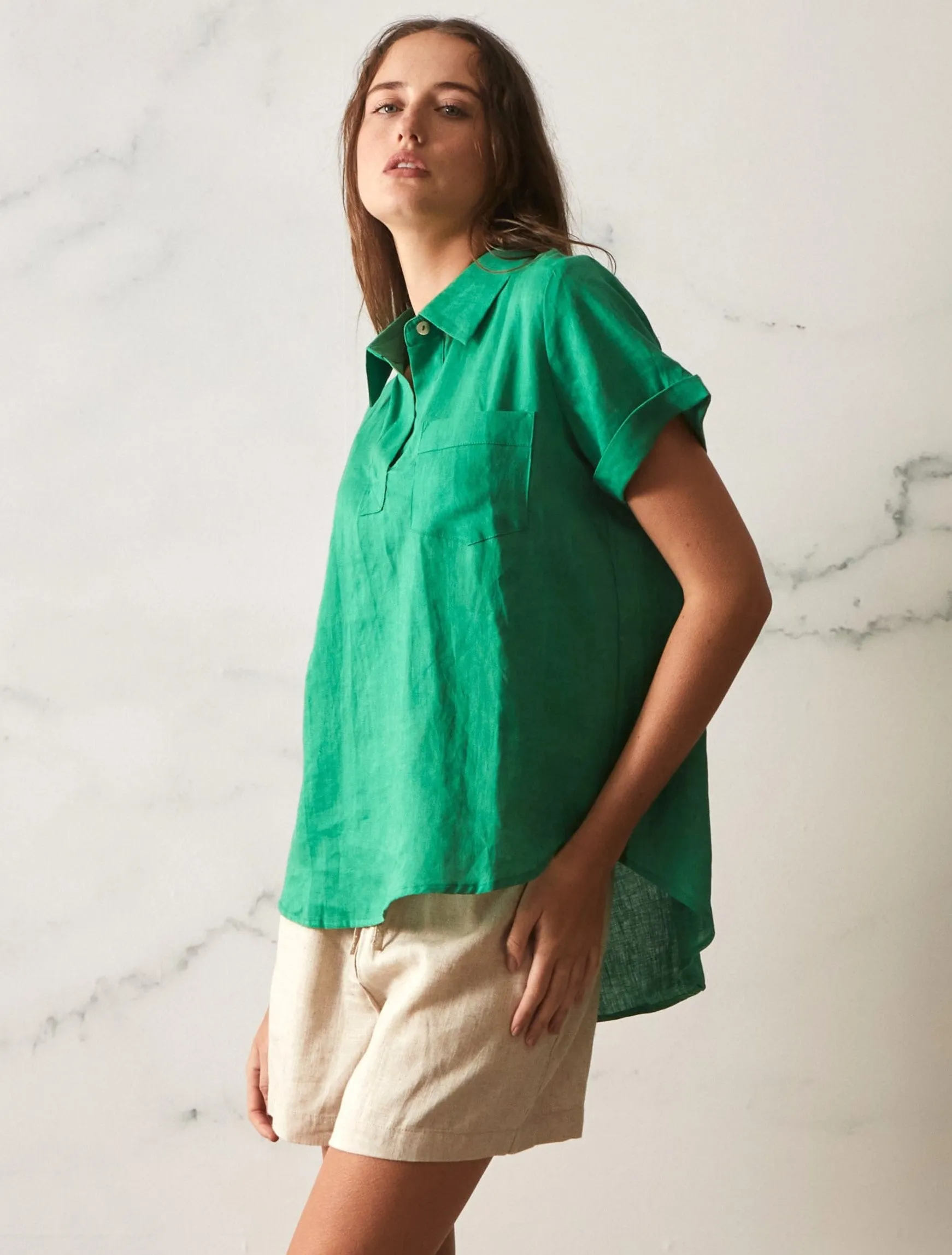 Tia Shirt - Green