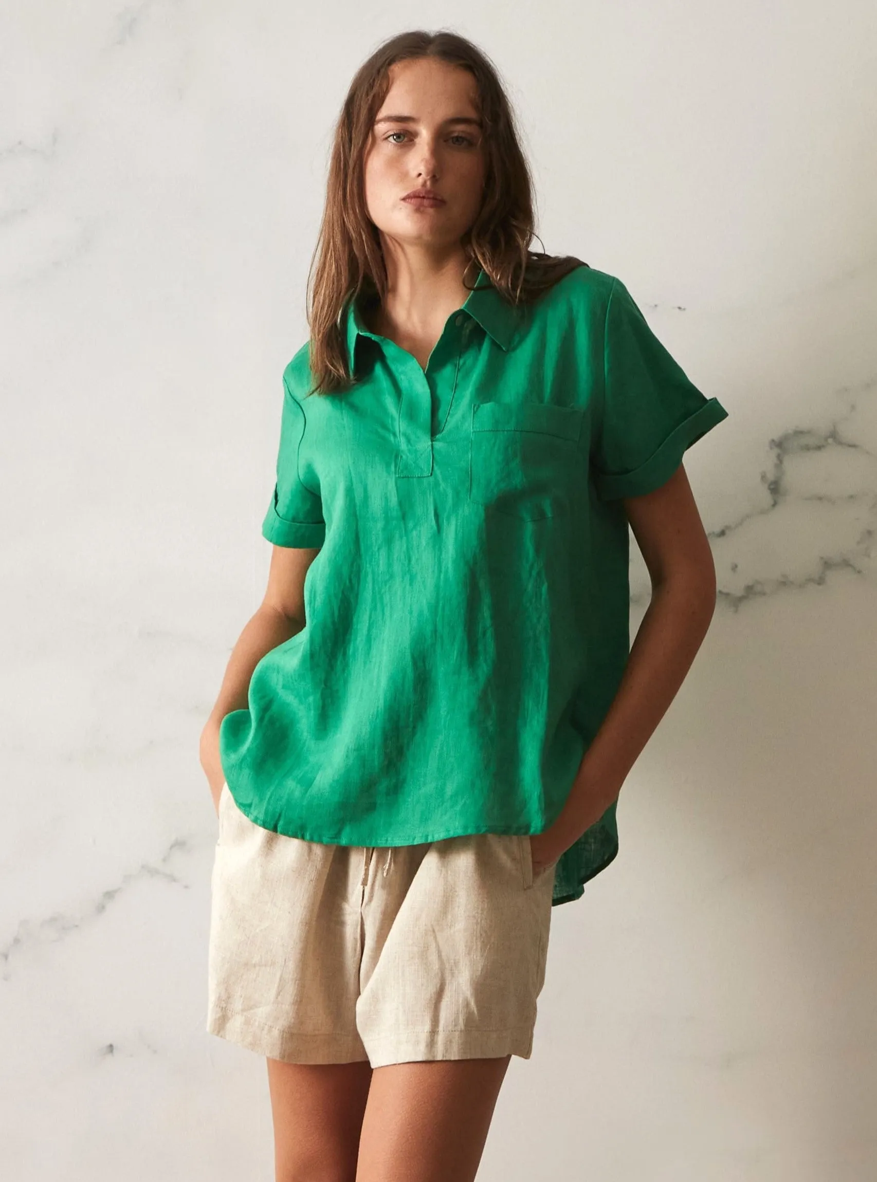 Tia Shirt - Green