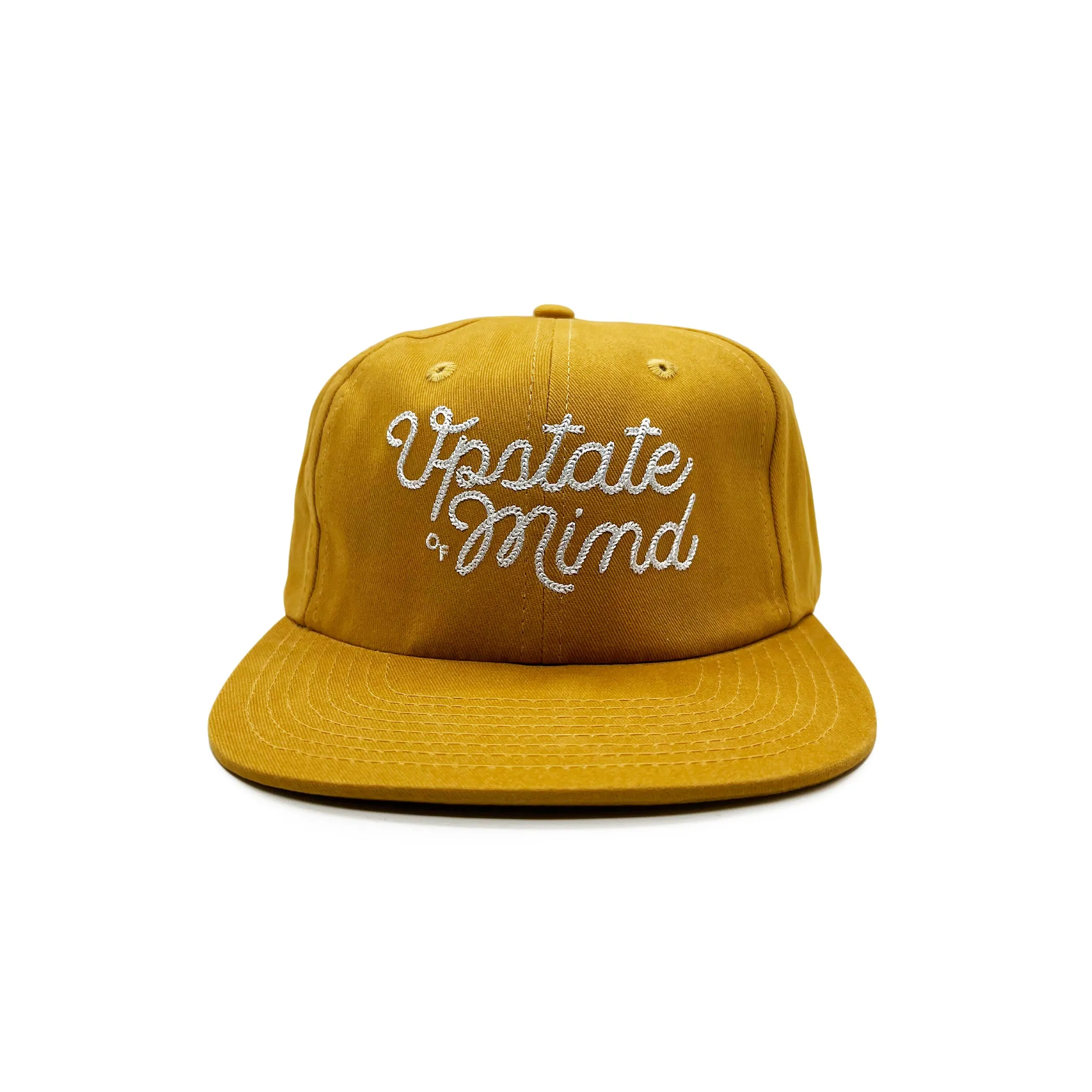 UOM Chain Stitch Cap - Washed Mustard Yellow