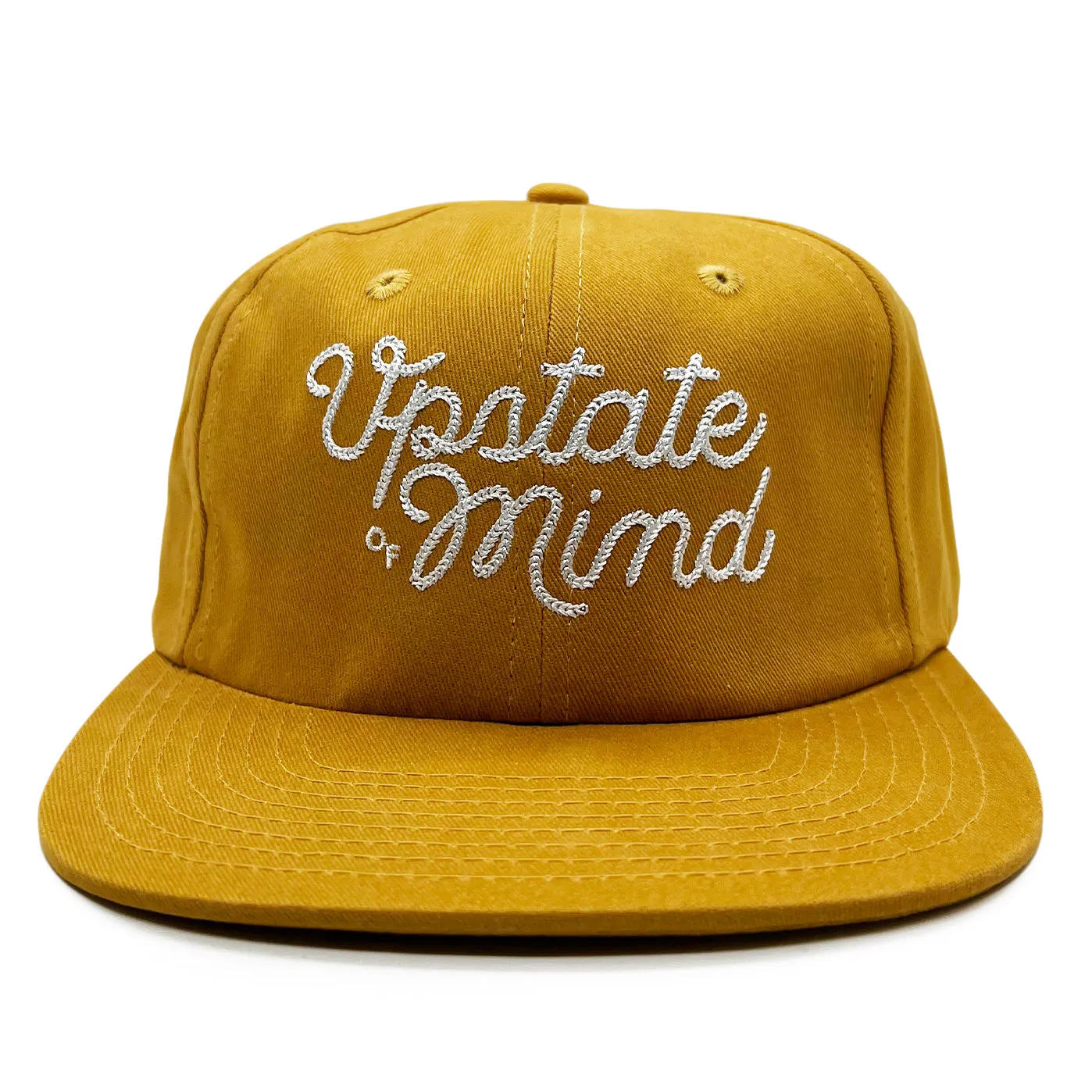 UOM Chain Stitch Cap - Washed Mustard Yellow