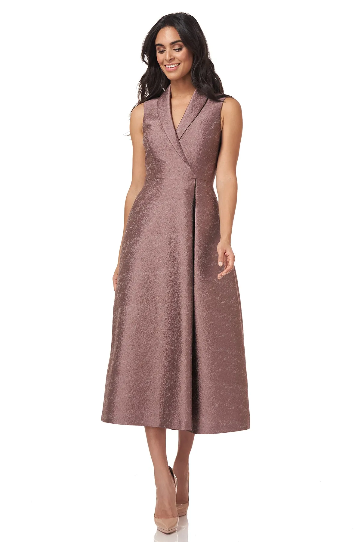 Whitney  Tea Length Dress