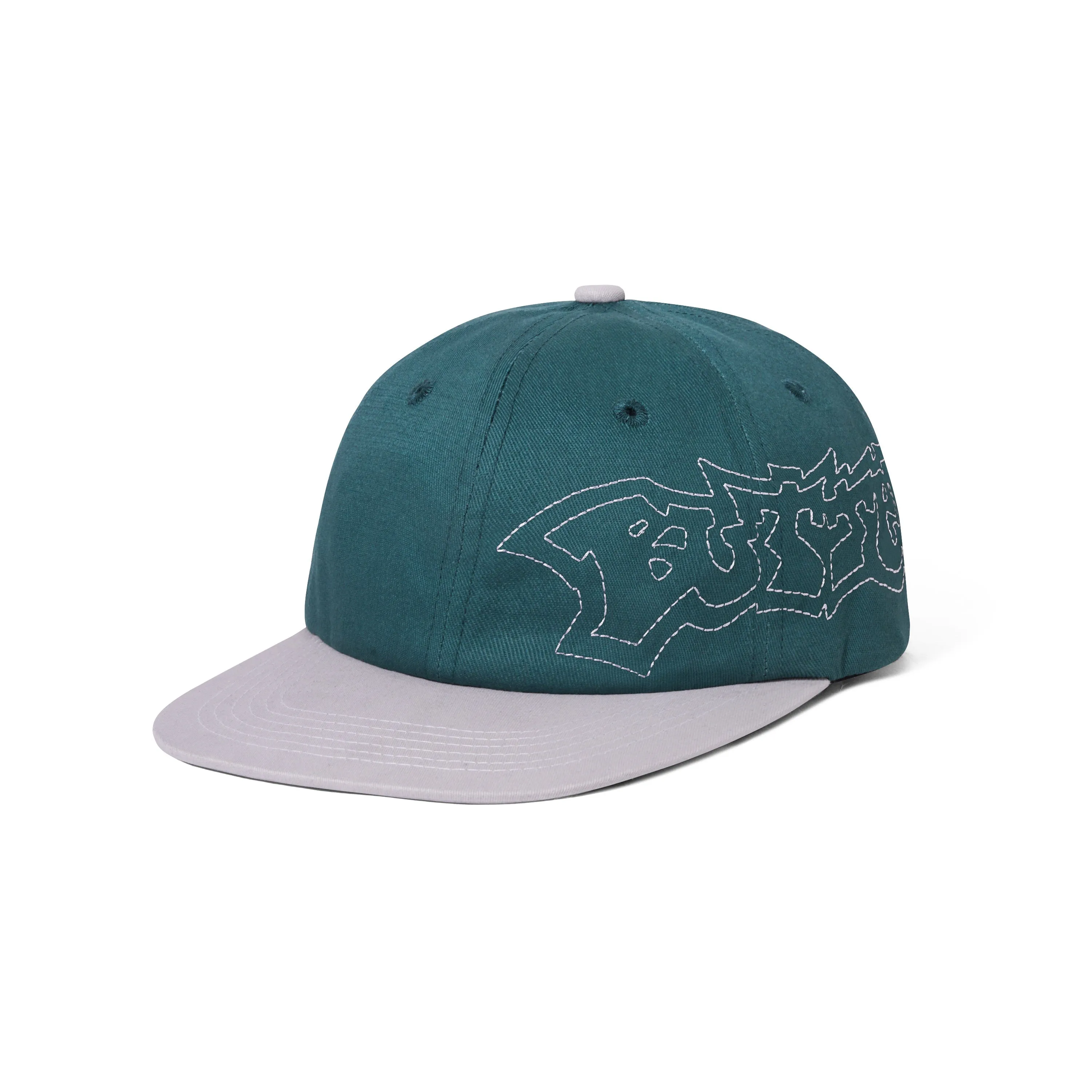 Yard 6 Panel Cap, Teal / Stone