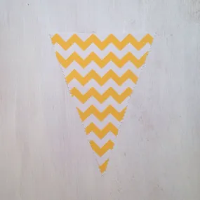 Yellow Chevron Flag