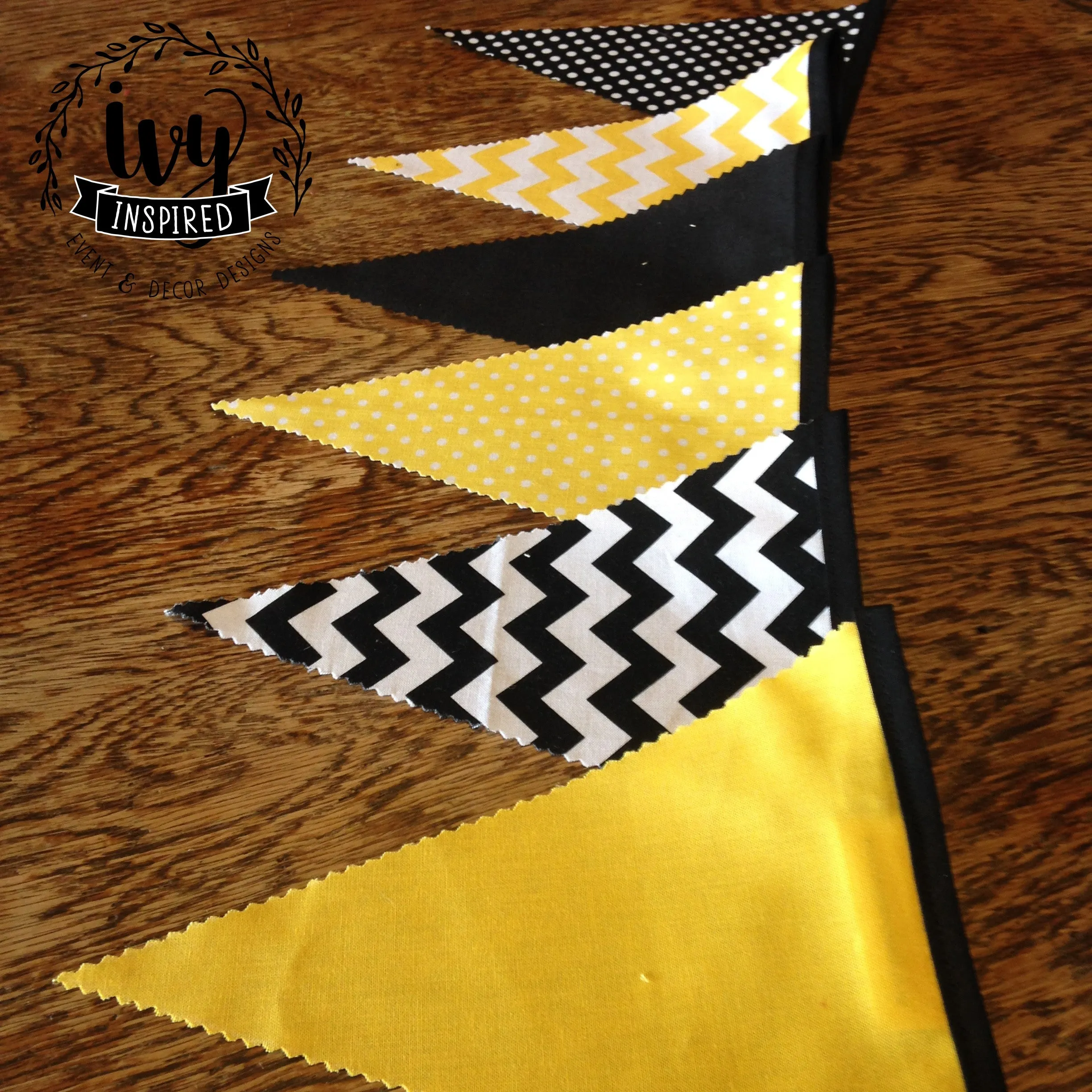 Yellow Chevron Flag