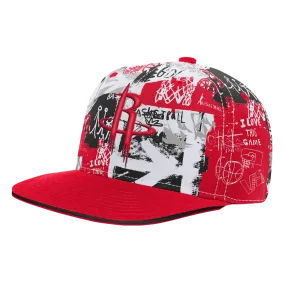 Youth Houston Rockets Outerstuff Street Hoop Adjustable Cap